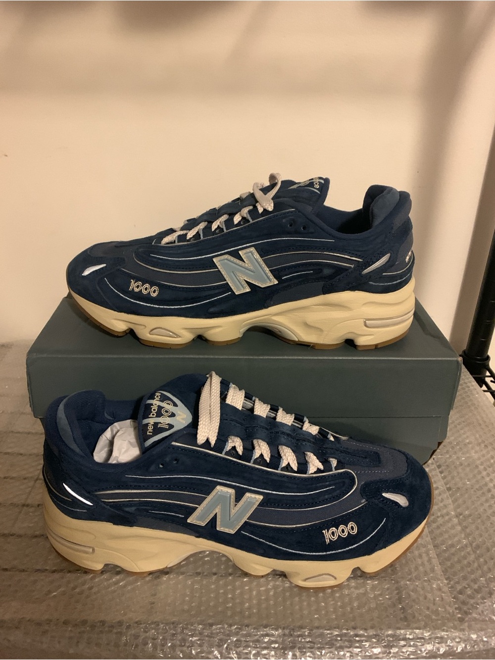 New Balance 1000 Suede Navy Gum M1000LAN - Men’s Size 10